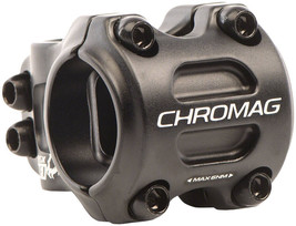 Chromag HiFi BSX Stem - 31mm, 31.8mm Clamp, +/-0, Black - £84.16 GBP