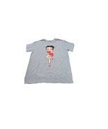 XL Women&#39;s Betty Boop Gray T-Shirt - Classic Short Sleeve Graphic Tee De... - $329.57 MXN