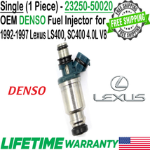 OEM 1/Piece Denso Fuel Injector For 1993, 94, 95, 96, 1997 Lexus LS400 4.0L V8 - $56.42