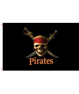 Pirates Flag Jolly Roger Black Flag 90x150cm 3x5ft Decor Best Banner - $14.95