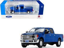 Ford F-250 Super Duty Pickup Truck Velocity Blue Metallic 1/50 Diecast C... - $68.85