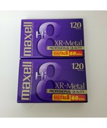 Maxell 8mm Camcorder Videotapes 120 Metal Particle XR-Metal Professional... - £15.51 GBP