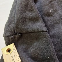 Super Mario Men's Black Pullover Sweatshirt Hoodie Pocket Size Large image 4