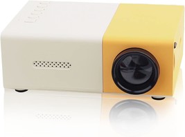 Mini Projector, 1500 Lumens Portable Video Projector Led Support Hd 1080P Hdmi - £31.87 GBP