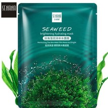 10 PCS Seaweed Sheet Mask, Smooth and Purify Skin whitening Acne Exfoliating - £8.72 GBP