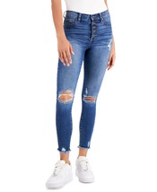 Celebrity Pink Juniors Button-Fly Skinny Ankle Jeans,Around Tow,5 - $35.99