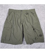 Boy Scouts Of America Shorts Mens Medium Green 10.5&quot; Inseam Uniform Cargo - $28.66