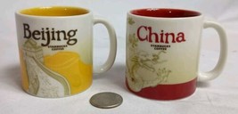Starbucks 2014 Bejing &amp; China Mugs Espresso Demitasse 3 Oz.  - £15.58 GBP