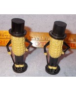 Planters Mr. Peanut Salt and Pepper Shaker Set Made USA Pyro Plastic A  - $19.11 CAD