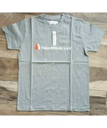 PokerAffiliate.com Men&#39;s T-Shirt Logo On Upper Chest Short Sleeve Gray S... - £10.79 GBP