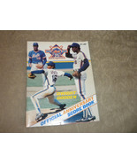 1986 New York Mets 25th Anniversary Scorebook w tkt stub; unscored w team photo - $21.05