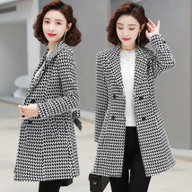 Woolen Coat Women&#39;s Medium Long 2023 Autumn New Jackets Waist Closing Ko... - £75.53 GBP+