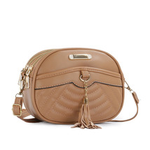 2024 Crossbody Shoulder Bag Fashion Tassel Women Bag Cylinder Mini Pouch Mobile  - £30.37 GBP