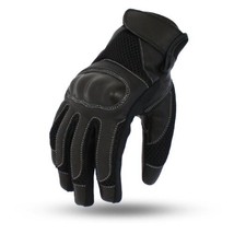 Men&#39;s Motorcycle Leather Gloves Axis Hard Knuckles MC Gloves - £47.78 GBP