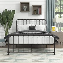 Dark Bronze Full-Size Metal Bed By Lexicon Leongatha. - £274.86 GBP