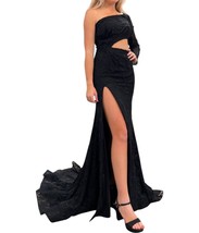 Sherri Hill Laced Up One Shoulder Gown Size 6 - $6,735.31 MXN