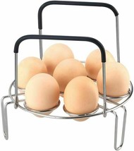 Egg Steamer Rack Trivet with Heat Resistant Handles NEW - £6.36 GBP