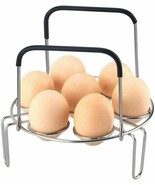 Egg Steamer Rack Trivet with Heat Resistant Handles NEW - £6.22 GBP