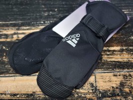 Adidas Running Cold-Rdy Black Grip Mitten Outdoor Runner Gloves Women M - £25.75 GBP