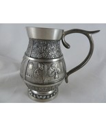 Vintage Grenningloh 95% Pewter 5" Creamer/Pitcher Great Detail - $12.39