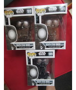 3 Pack Funko Pop! Star Wars Rogue One Death Star Droid Black 189 - £20.36 GBP