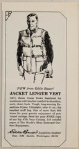 1968 Print Ad Eddie Bauer Goose Down Jacket Length Vest Seattle,Washington - £7.06 GBP
