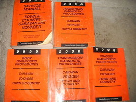 2000 Dodge CARAVAN VOYAGER CHRYSLER TOWN &amp; COUNTRY Service Shop Manual S... - $44.99