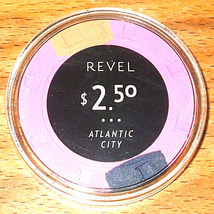(1) $2.50 Revel Casino Chip - Atlantic City, New Jersey - 2012 - $42.95