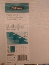 Fellowes Plastic Combs Binding Spines. 50 Pack. NIB - $29.69