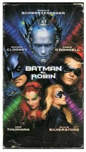 Batman and Robin VINTAGE VHS Cassette George Clooney Arnold Schwarzenegger - £11.72 GBP