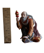 Kirkland Nativity 75177 Replacement Porcelain Wiseman Kneeling Magi 5&quot; B... - $228.89 MXN