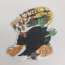 Vintage Halloween Witch Display w/ 14 Halloween Themed Pins - £17.37 GBP