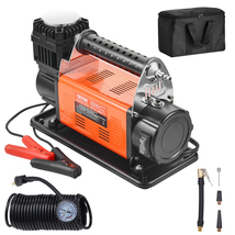 VEVOR 12V Portable Tire Inflator, 7.06CFM  Air Compressor, 150PSI Air Pump - $88.99