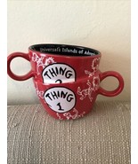 Disney Dr Suess THING 1 THING 2 Mug Double Handle Ceramic Cup Red - €12,94 EUR