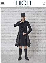 High by Claire Campbell Navy Welcome Frock Coat $2K - £793.53 GBP