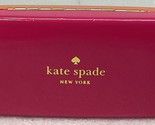 Kate Spade Pink Orange Clam Shell Sunglass Eyeglass Hard Case - £8.17 GBP