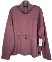 Nine West Active Women&#39;s Cinched Waist Pullover Sweatshirt Size XL Dusty... - £19.37 GBP