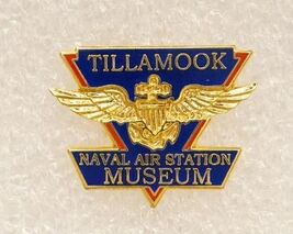 Vintage Jewelry Lapel Pin Tillamook Oregon Naval Air Station Museum Souv... - $9.89