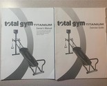 Total Gym Titanium Manual plus Exercise Guide - $9.99