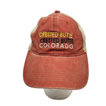 Vintage Salt Creek Crested Butte Orange Mens Trucker Mesh Back Ball Cap ... - £10.65 GBP