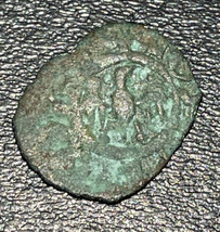 1442-1458 Italy Messina Alfonso V Aragon Billon Denaro Eagle 0.51g Coin - $34.65