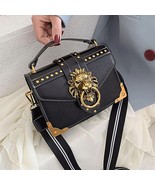 Woman Metal Lion Head Purse - $48.95