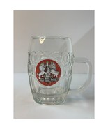 VTG Wine Cellar Glass Beer Mug Collectible Barware Lion Unicorn Crest Ho... - $9.48