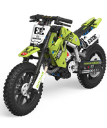 DIY Green Off-Road Building Block Motorcycle Toy Birthday and Children&#39;S... - £39.95 GBP