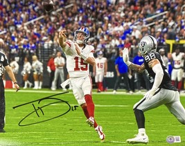 Tommy Devito Signed 11x14 New York Giants vs Raiders Photo BAS ITP - £60.94 GBP