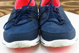 Skechers Women Sz 7.5 M Blue Lace Up Running Synthetic Shoe - £15.78 GBP