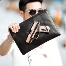 Design Fashion Men Big Capacity Clutch Shoulder Bag With Belt - £26.23 GBP