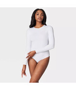 Spanx Bodysuit Long Sleeve Women&#39;s ASSETS Smoothing &amp; Shaping Thong Styl... - £36.19 GBP