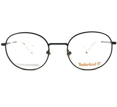 Timberland Eyeglasses Frames TB1606 002 Black Round Full Rim 48-20-140 - £29.62 GBP