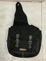 C3 Straddle Bag Bags&amp;More Black Canvas  - £56.78 GBP